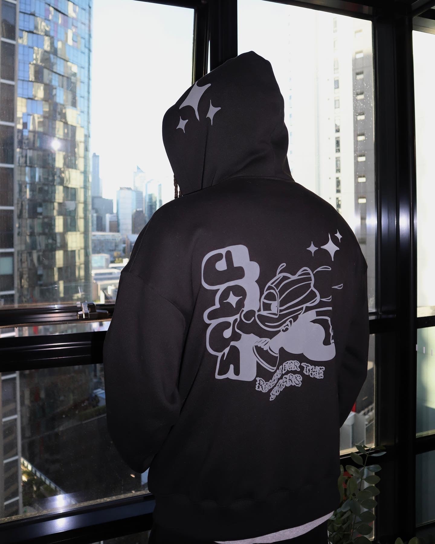 Star Zipper Jacket - Grey