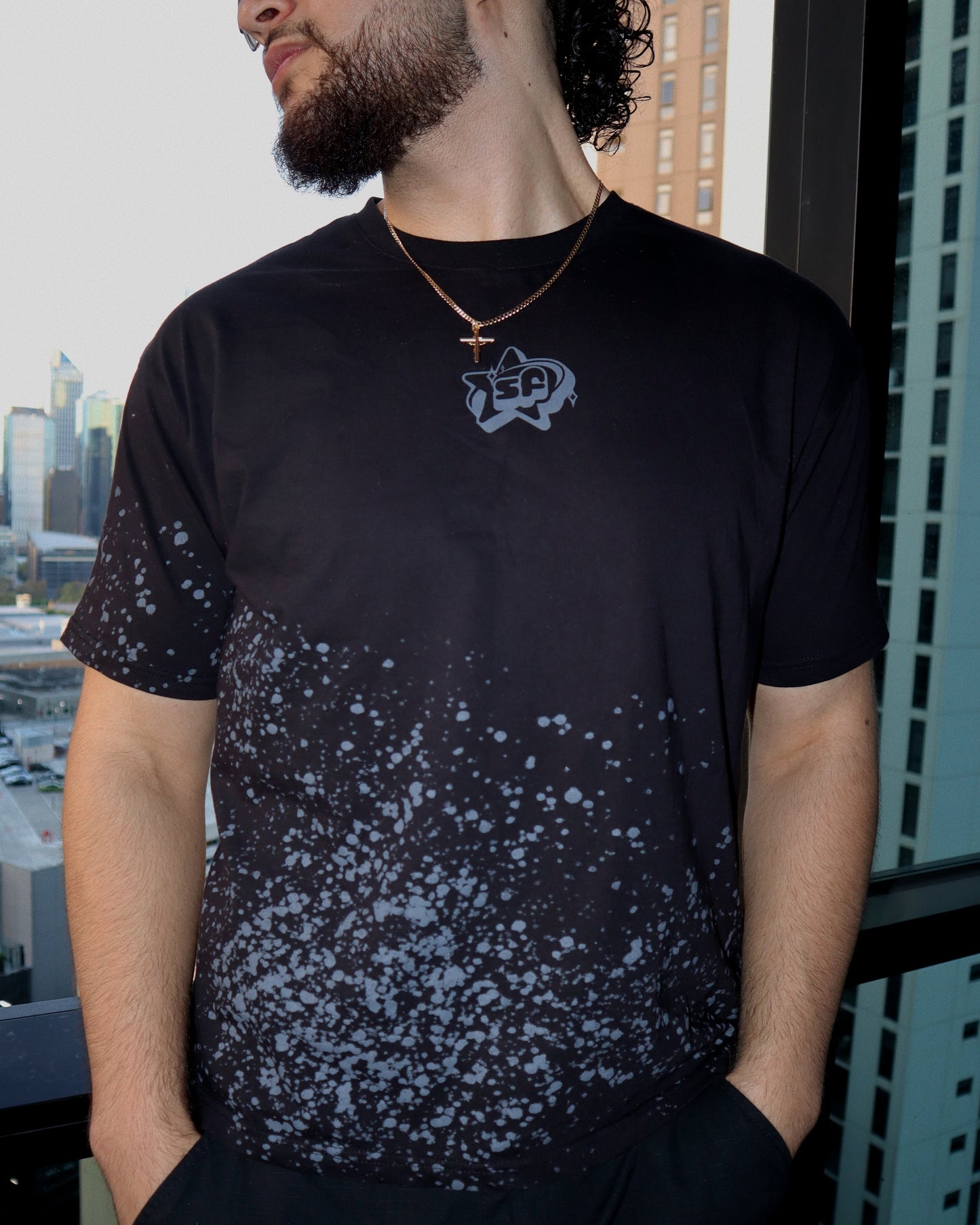 Splatter T-Shirt - Grey