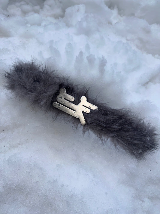 Moonlight Frost Fur Belt