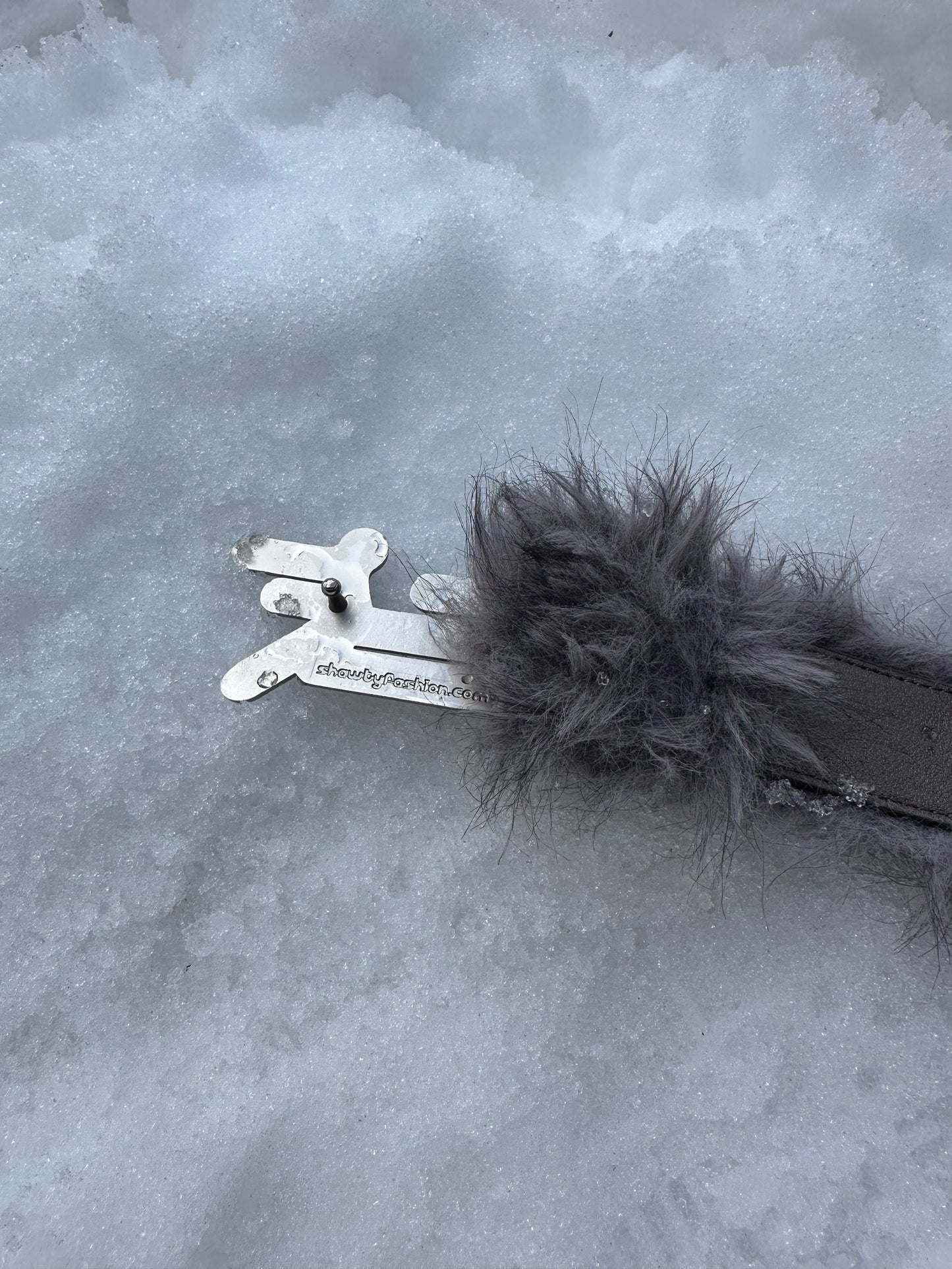 Moonlight Frost Fur Belt