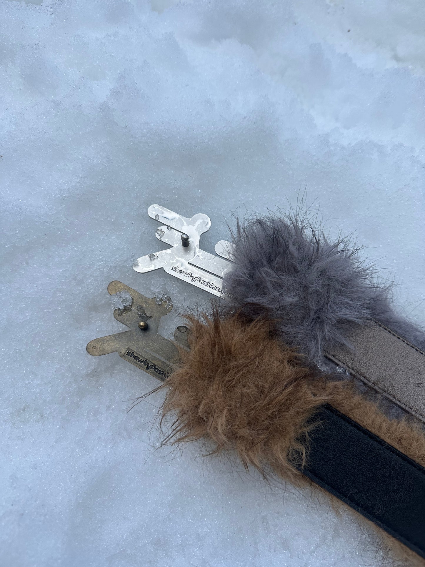 Moonlight Frost Fur Belt