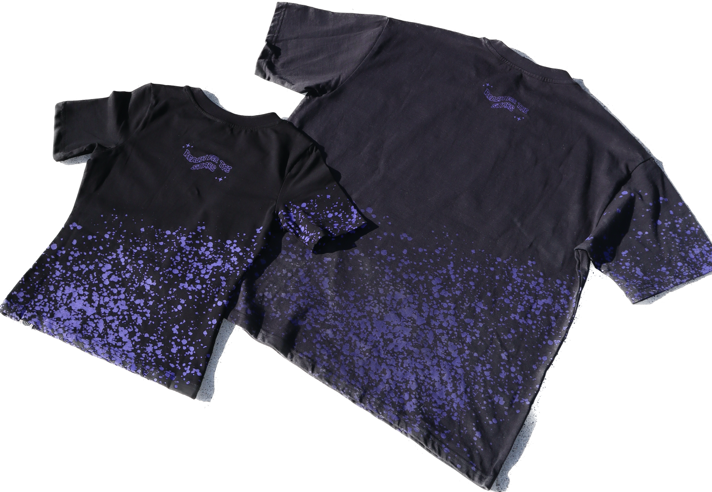 Splatter Baby Tee - Purple
