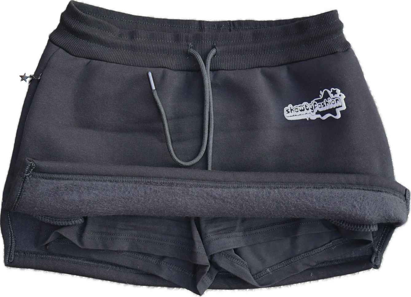 Star Tracksuit Mini Skirt - Grey