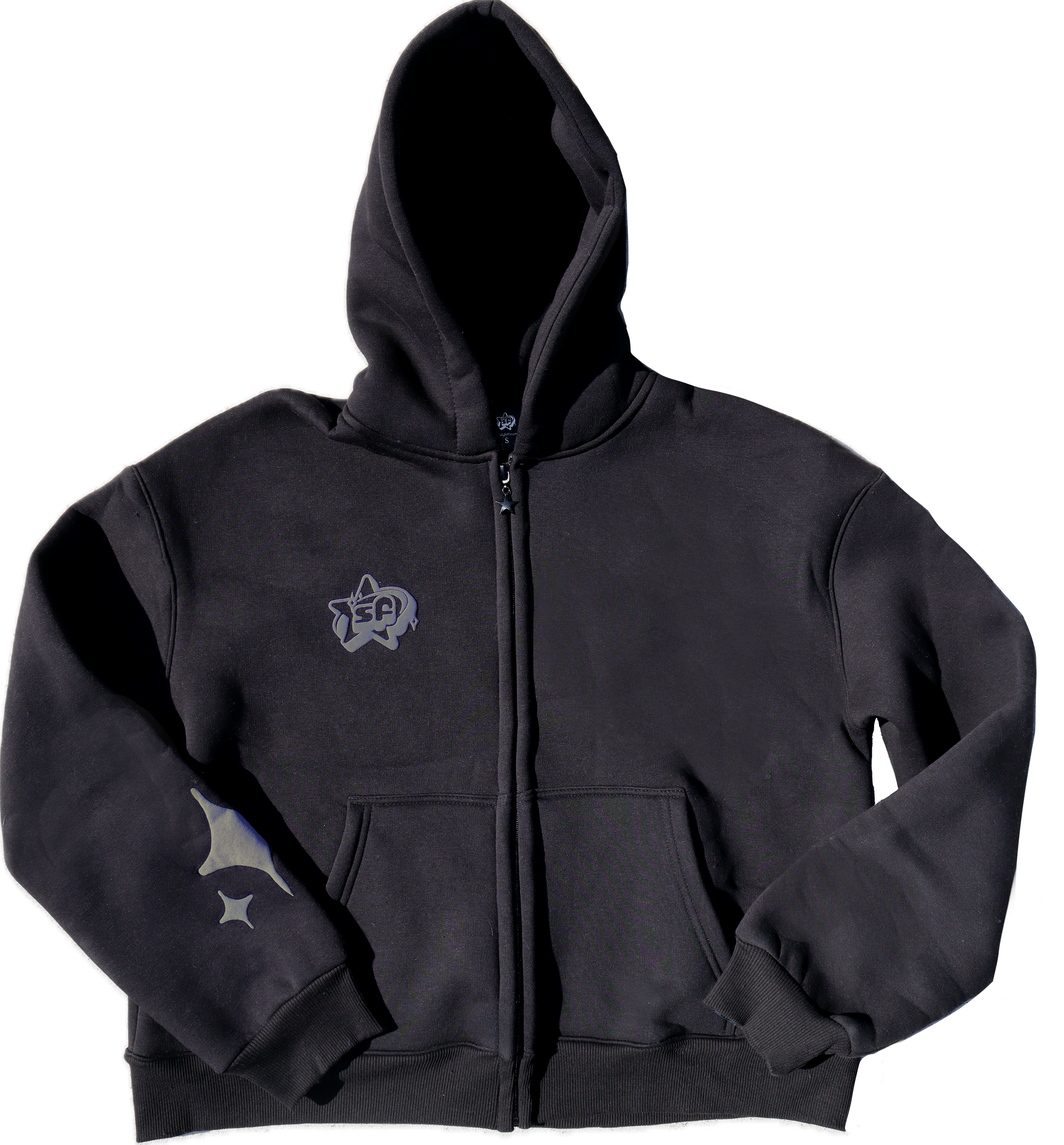 Star Zipper Jacket - Grey – Shawty Fashion Star Zipper Jacket - Grey – Shawty Fashion