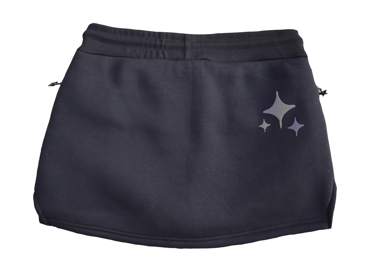 Star Tracksuit Mini Skirt - Grey
