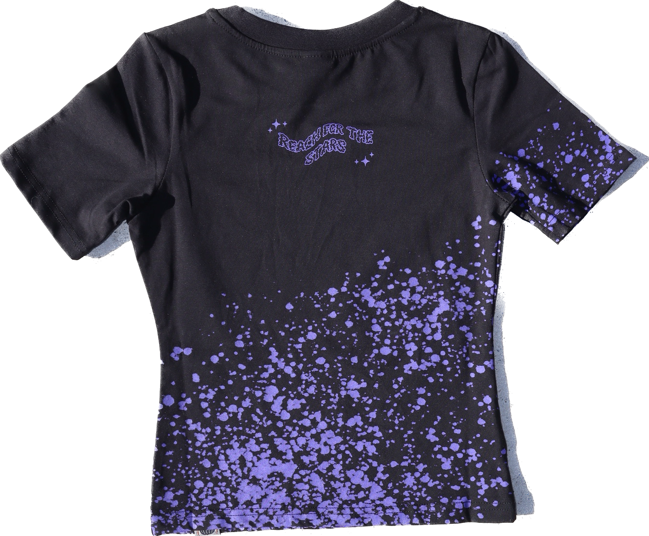 Splatter Baby Tee - Purple