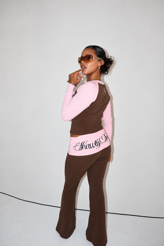 Off Duty 3-Piece Set in Brownie Kiss