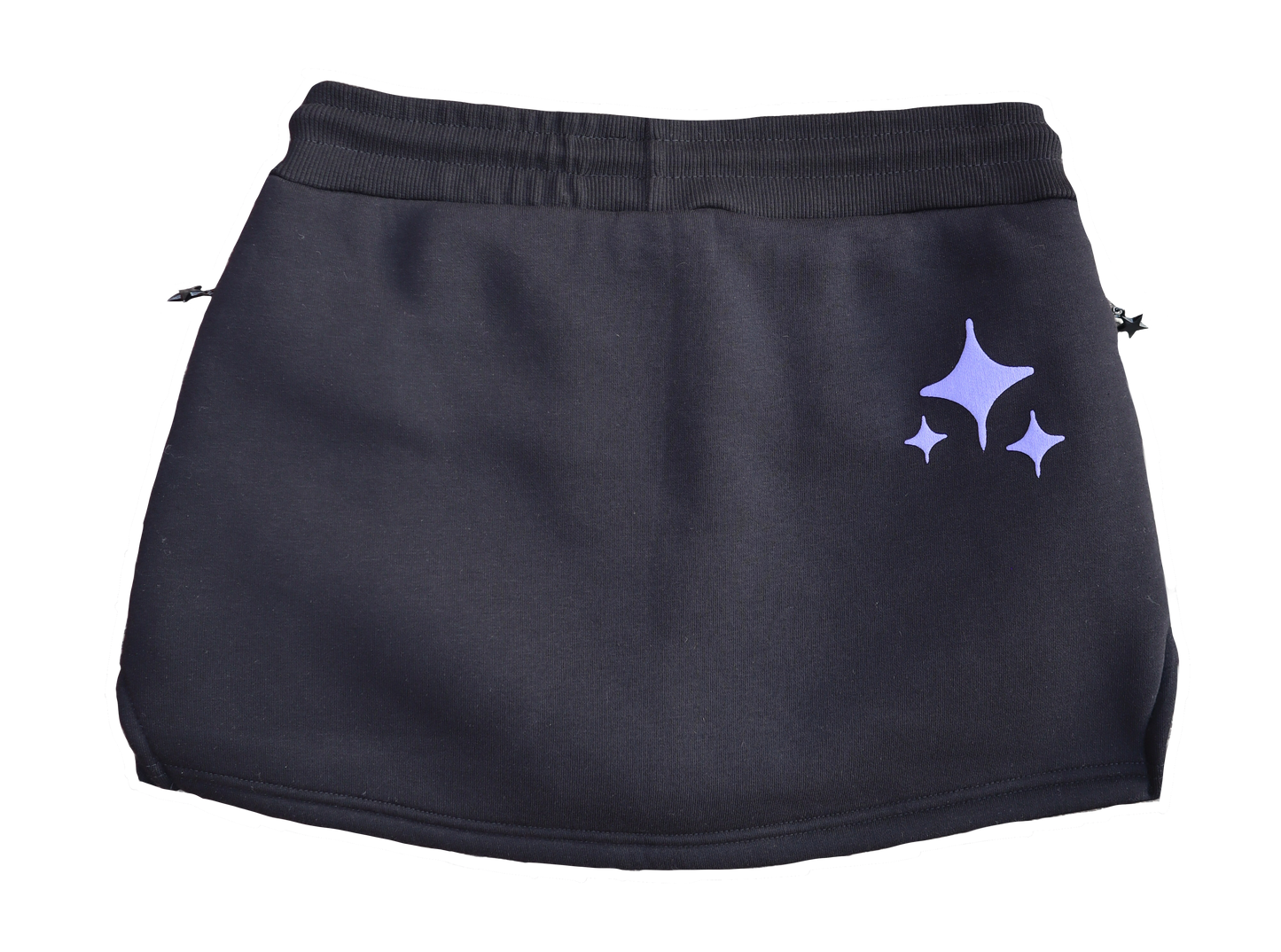 Star Tracksuit Mini Skirt - Purple